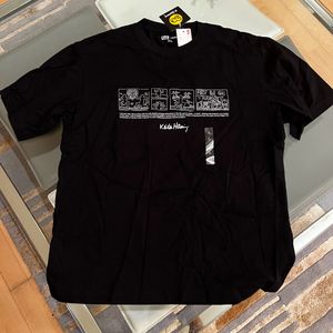 UNIQLO Keith Haring Black T-Shirt Size L