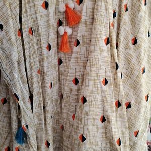 Embroidered Kaftan Kurta For Women