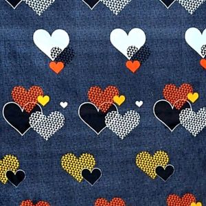 New Heart Design Bedsheet +2 Pillow Cover