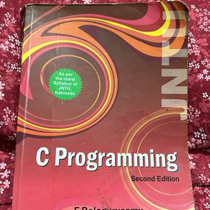 C PROGRAMMING SECOND EDITION BOOK