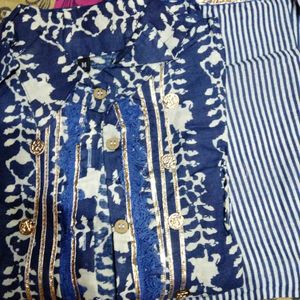 Coin Work Kurta Set