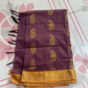 Butta Cotton With Kalamkari