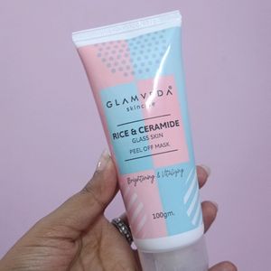 GLAMVEDA RICE AND CERAMIDE GLASSSKIN PEEL OFF MASK