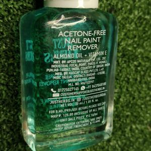 Just Herbs Acetone and Free Nail Paint Remover