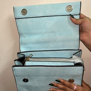 Powder Blue Cute Hand Bag