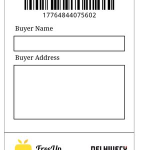 (100) Shipping Label