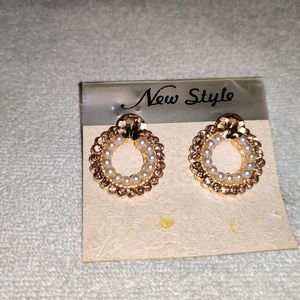 Combo Of Big Traditional Jhumka & Stone Stud