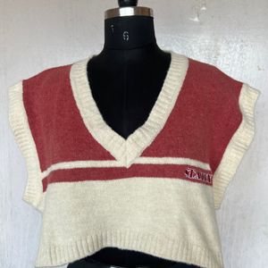 Crop Vest Sweater