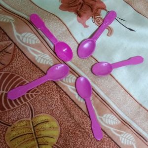 Set Of Plastic Spoons