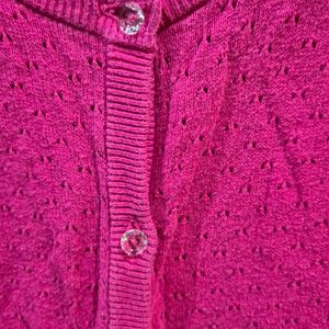 Pink Cardigan