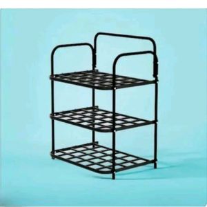 New/Unused Metal And Plastic Shoe Rack