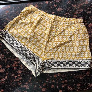 Printed cotton shorts