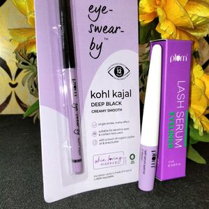 Plum Combo Eyeliner Kajal