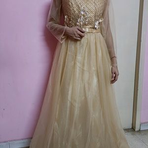 Golden Party Gown