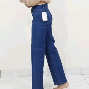 Navy Blue Staright Jeans