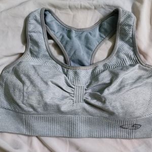 Grey Sports Bra