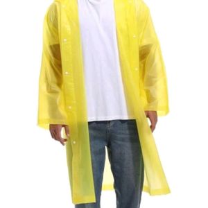 Kids Yellow Rain Coat For Unisex Persons