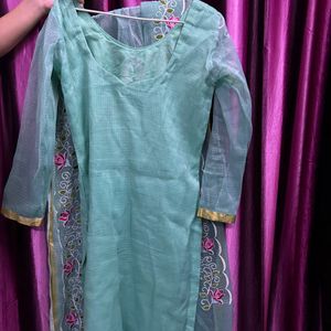 Kurta With Duppata  One Time Wear