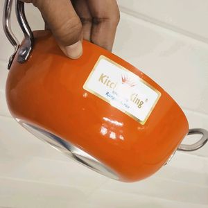 🆕 Kitchen King Kadai With Orange Coating