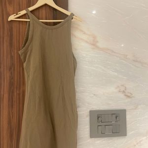 Forever 21 Olive Green Bodycon Dress In M