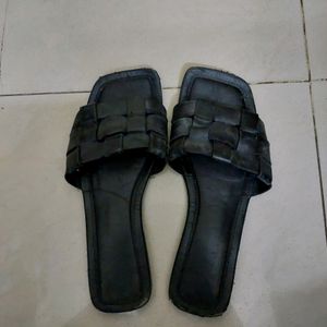 Black Zara Slippers