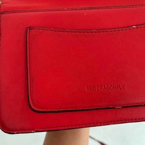 Chilli Red Branded Statement Bag