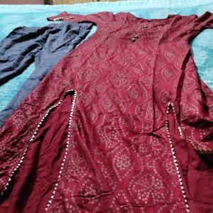 Straight Kurti Set