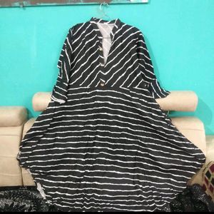 New Black Stripes Kurti