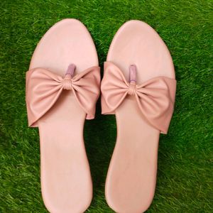 Peach Pink Flats