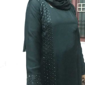 New Abaya With Stone Work