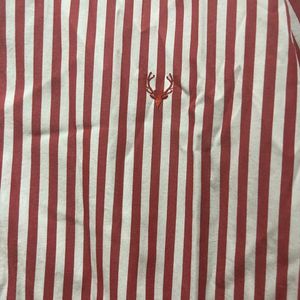 Red And White Line Shirt