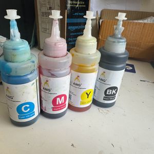 AGN ink bottles with suction machine