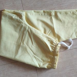 Light Yellow Women Pants