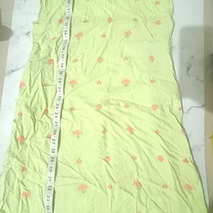 Florescent Green Aline Maxi