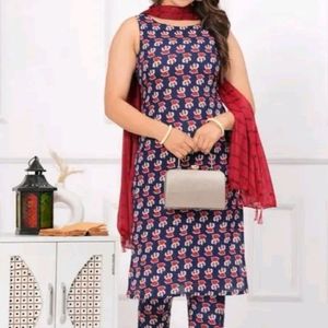 Sleeveless Kurta Set