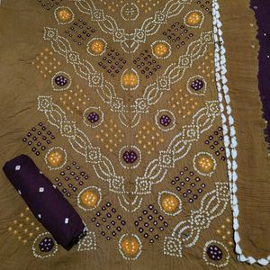 Beautiful Bandhani Dress Materials