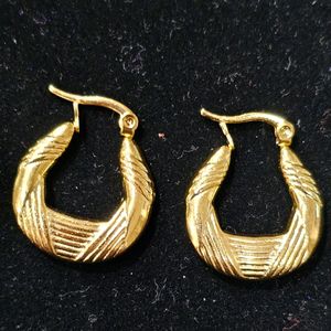 Anti-tarnish Earrings Hoops