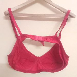 Red Colour Padded Bra