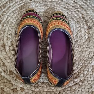 Genuine Jaipuri Women Ethnic Mojari(Multi Color)