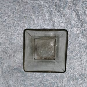 Aakriti Rectangular Vase, Clear Glass Vase