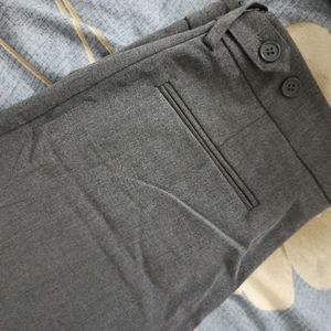 Grey Bootcut Flared Pants