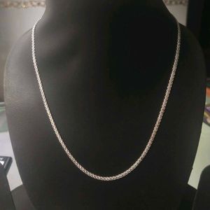 925 Silver Hallmark Flat Highway 🥨 Chain