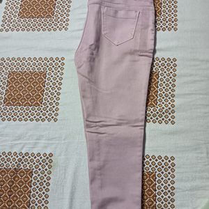 Peach Casual Wear Pants