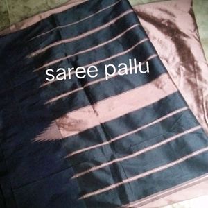 Brand new silk border saree attached फॉल