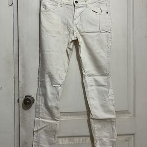 Unused White Denim Jeans For Women