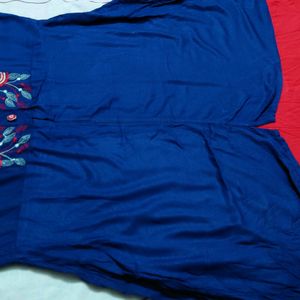 Blue And Red Kurta Couse Of Not Fit Me