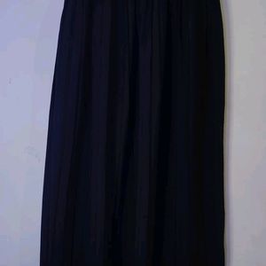 Long Black Skirt Free Size