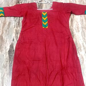 Red Kurta