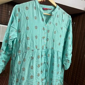 Pink Almirah Light Blue Frock