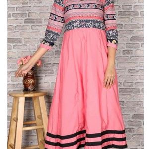 Pink Printed Kurta (women)